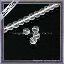 Perles de cristal rondes de 6 mm avec trou